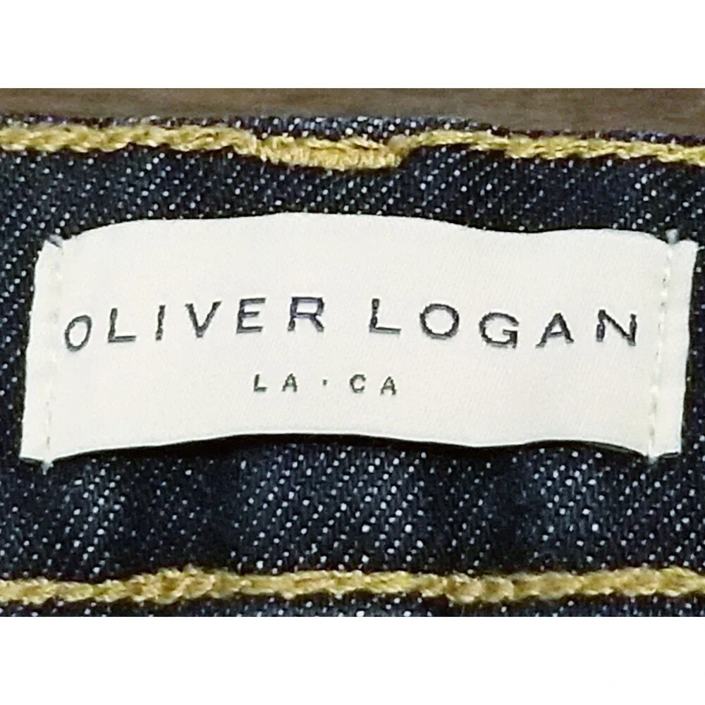 Oliver Logan Jeans Women's Size 28 Russel Flare Split Hem Stretch Denim (29x30)